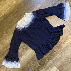 Bell Sleeve and Peplum Sweater